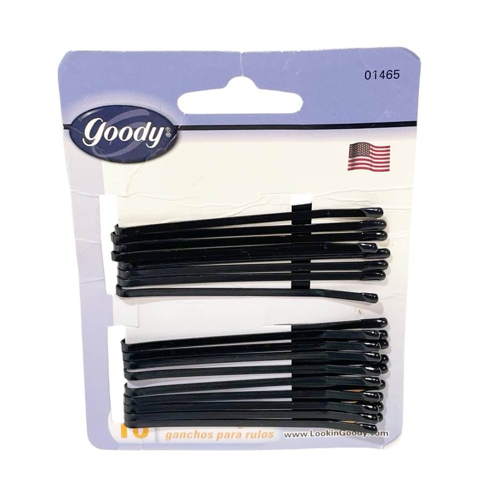 Goody Vintage 2000 Black Hair Bobby Pins 17‎ NEW